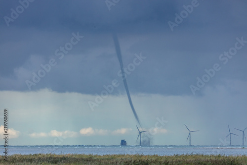 Tornado über der ostsee