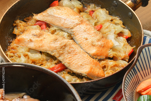 鮭のちゃんちゃん焼き