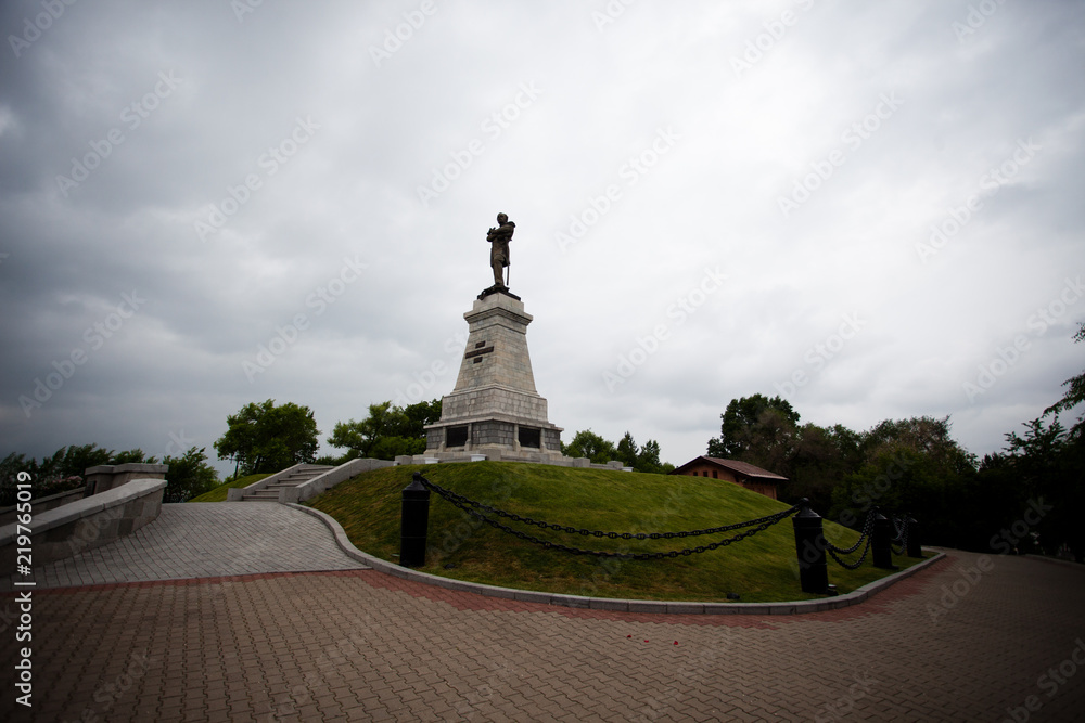 August, 2011 - Khabarovsk, Khabarovsk Territory - Monument to Count Nikolai Nikolayevich Muravyov-Amursky