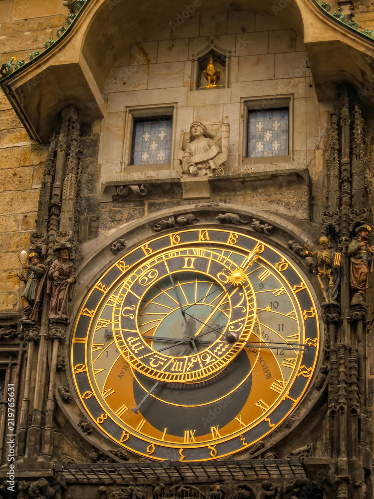 Obraz premium Prager Rathausuhr