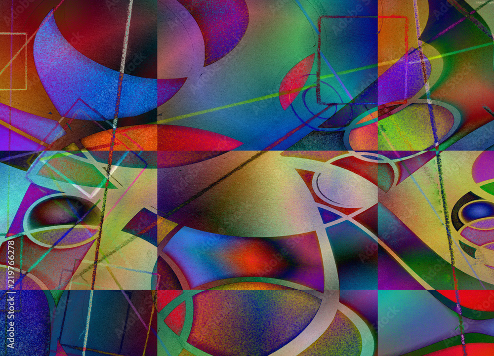 Fototapeta premium Modern art abstract