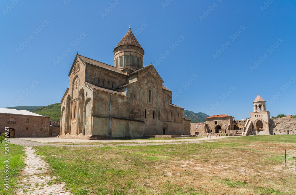 Svetitskhoveli cathedral in the center of Mtskheta, Georgia