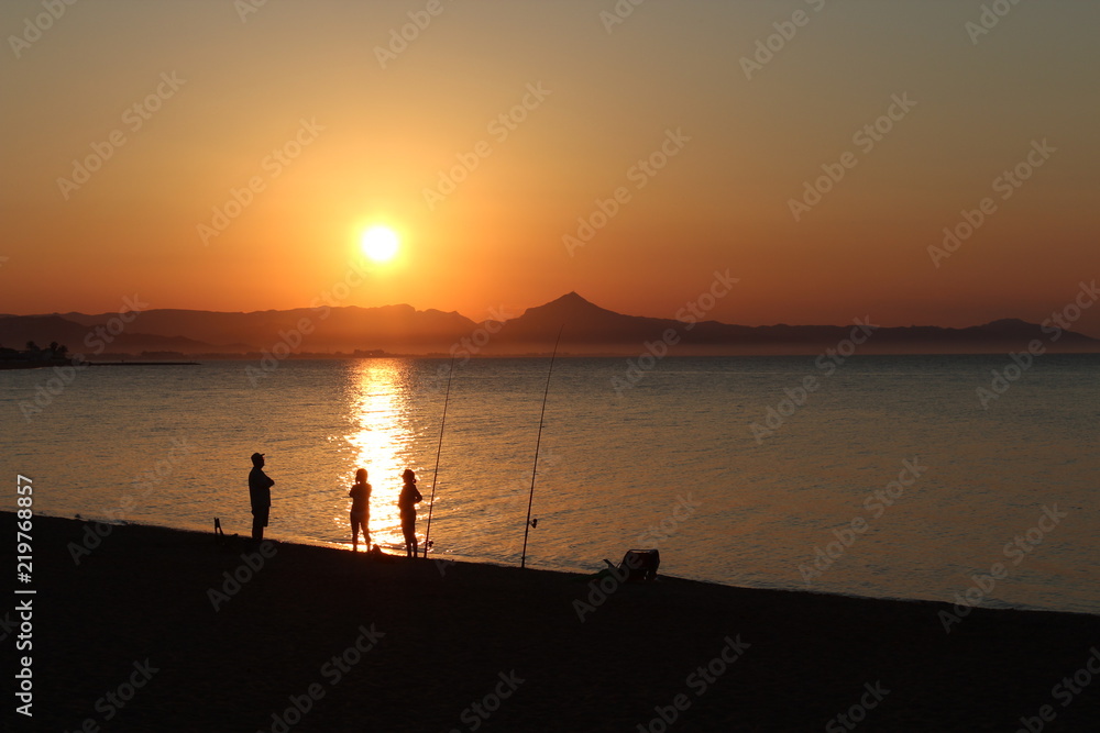 Fototapeta premium Sundowner Denia Spain