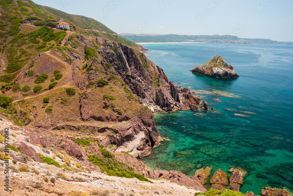 Sardegna, costa di Nebida, Italy 