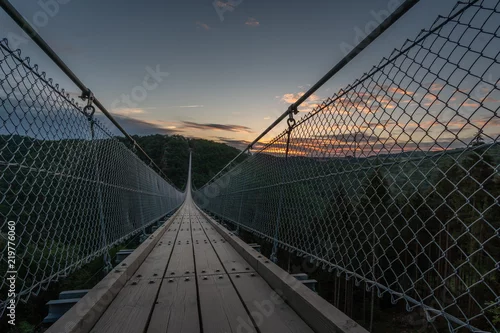 Obraz Geierlay, wiszący most w Niemczech