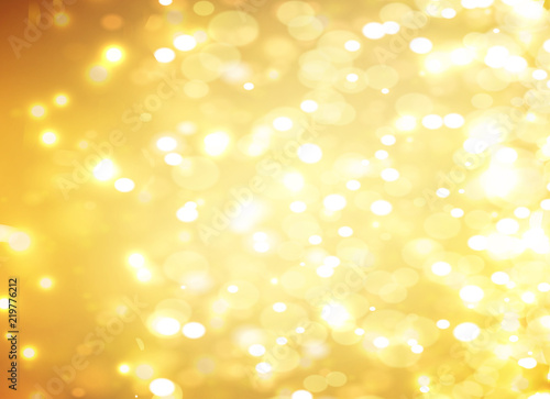 Yellow Bokeh Background Light Effect For Your Design