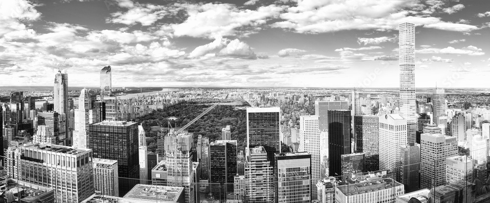 View of Manhattan from the skyscraper's observation deck. New York. View of Manhattan from the skyscraper's observation deck. New York.