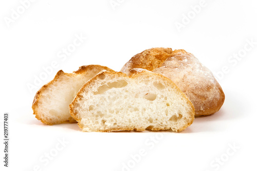 Freshly baked white bread