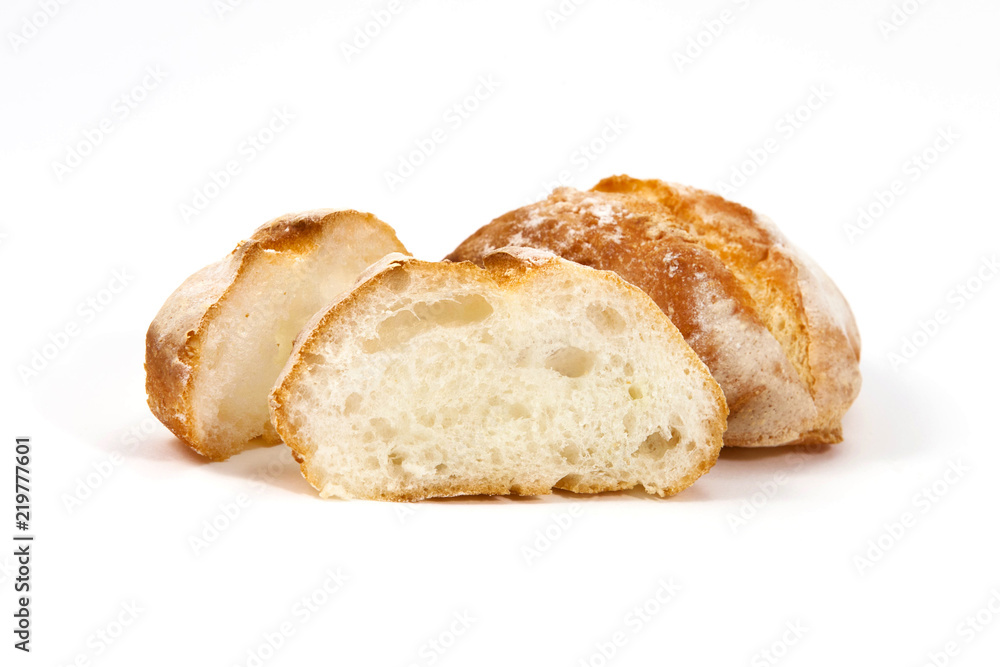 Freshly sliced bread presentation Freshly sliced bread presentation
