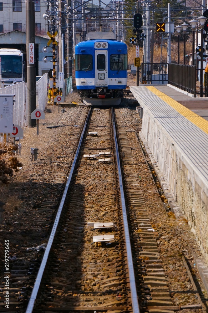 Obraz premium 富士山駅（ホーム）