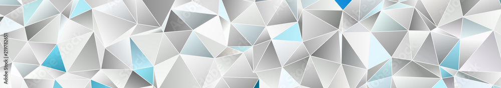 Fototapeta premium Triangular 3d, modern background