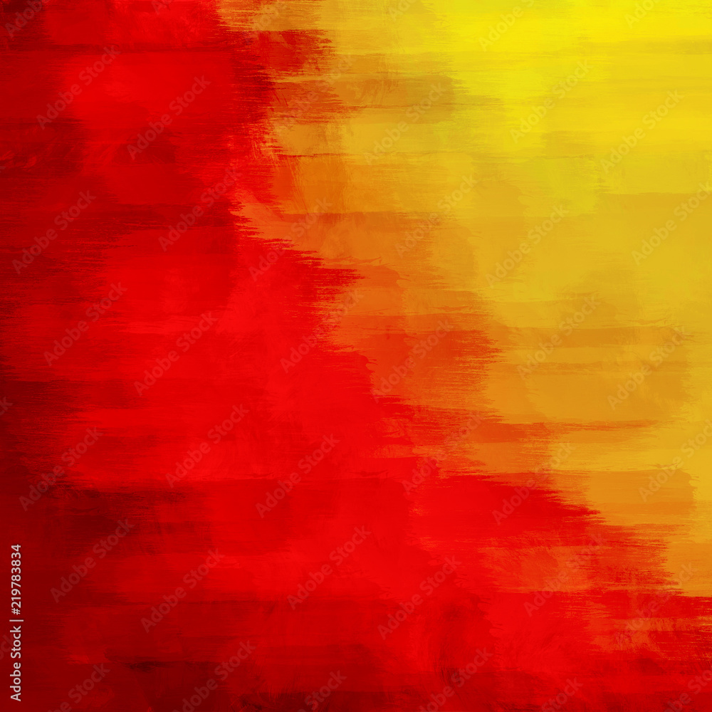 Colorful background. Red-yellow painted background. Abstract painted texture. Free space for branding, packaging design, greetings, invites, weddings. 