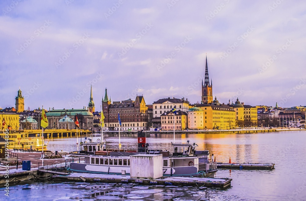 Cityscape image of Stockholm, Sweden.