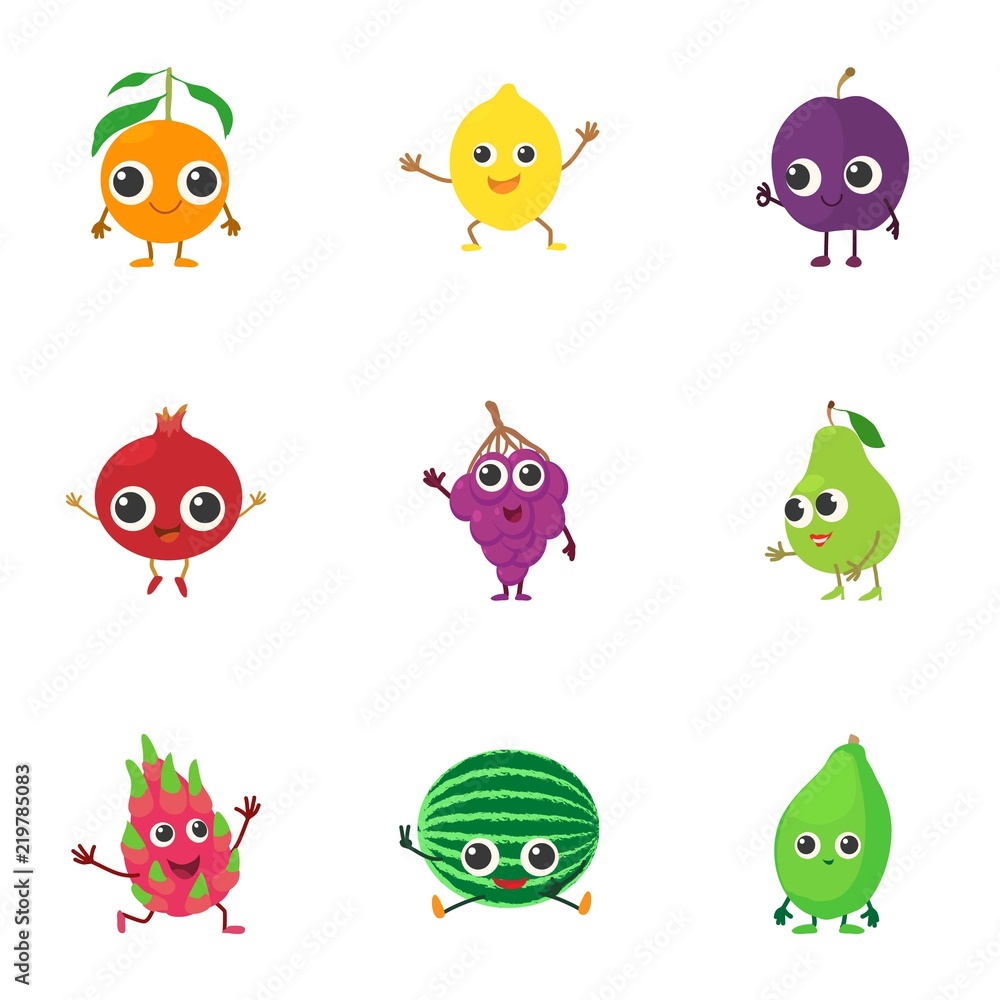Tropical garden mix icons set. Cartoon set of 9 tropical garden mix vector icons for web isolated on white background Tropical garden mix icons set. Cartoon set of 9 tropical garden mix vector icons for web isolated on white background