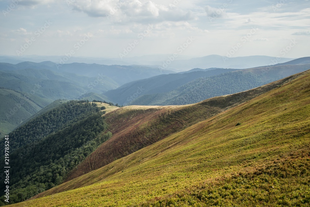 Borzhavsky mountain range. Carpathians