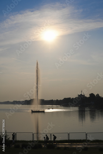 Beautiful Ada Ciganlija Lake In Belgrade, Serbia