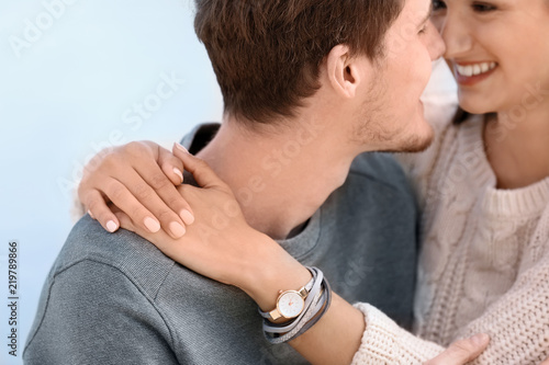 Portrait of lovely couple o...