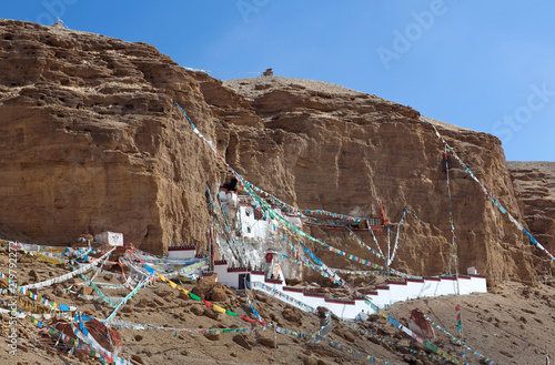 Ancient Gurugyam Bon Monastery in Guge kingdom, Western Tibet, China