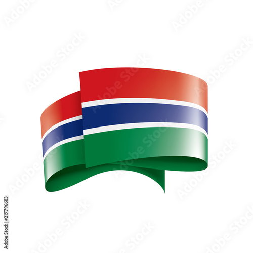 Free Download Gambia flag, vector illustration on a white background - GFXLoad