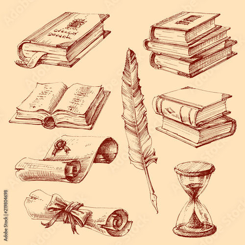 Education, school and graduation set