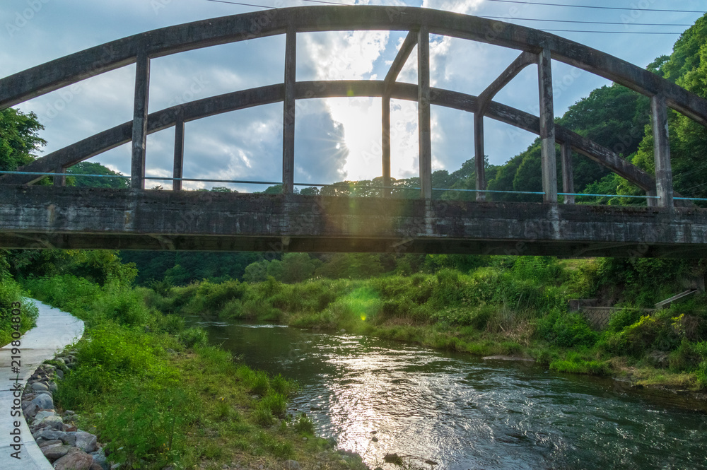 Fototapeta premium 湯川広戸橋