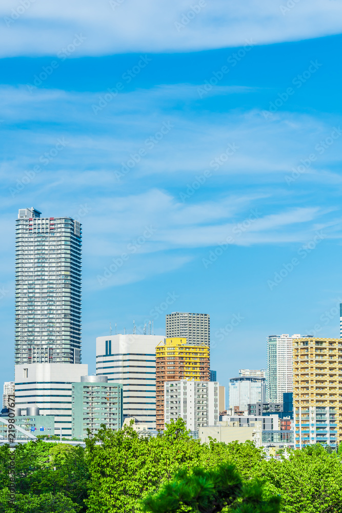 Fototapeta premium 不動産イメージ High-rise condominium in Tokyo
