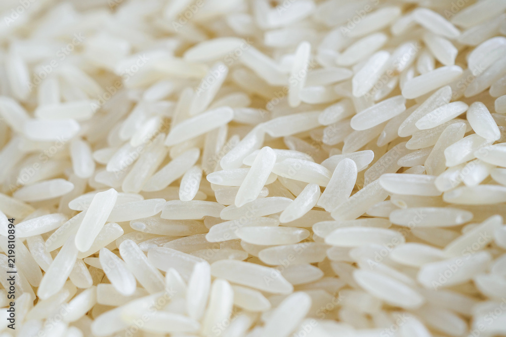 Thailand Jasmine rice texture background close up Thailand Jasmine rice texture background close up