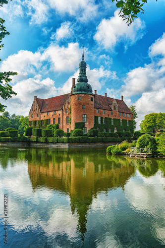 Renaissance old vintage Castle in southern Sweden