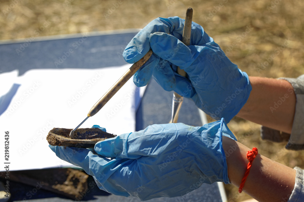 Archeology: brushing the medieval bone, the initial stage