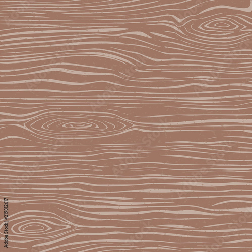 Brown grainy wooden cutting, chopping board, table or floor surface. Wood texture. Vector illustration.