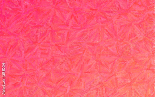 Red and pink Crayon background illustration.