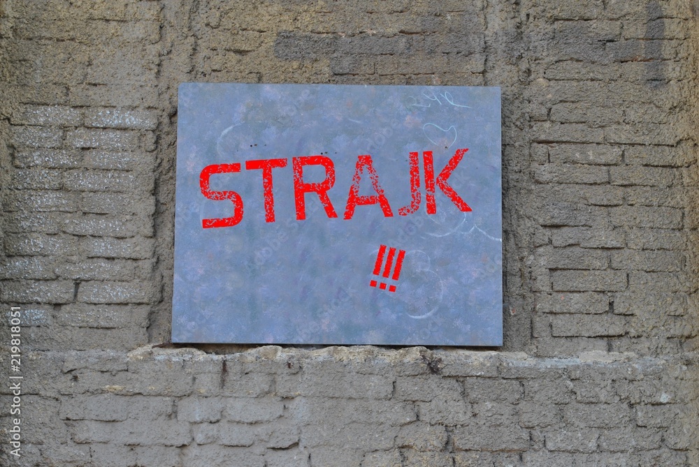 Fototapeta premium Strajk
