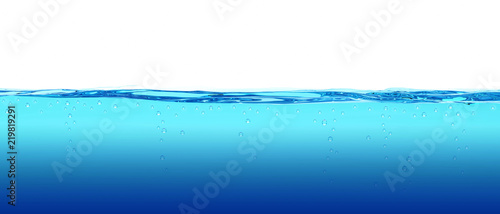 Abstract waterline background with white copy space photo
