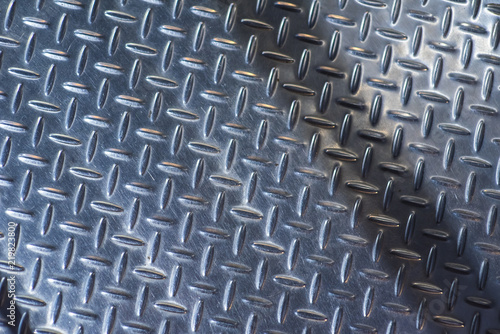 a pattern on a floor which made of metal
