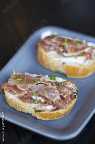 Prosciutto & Cheese Toast