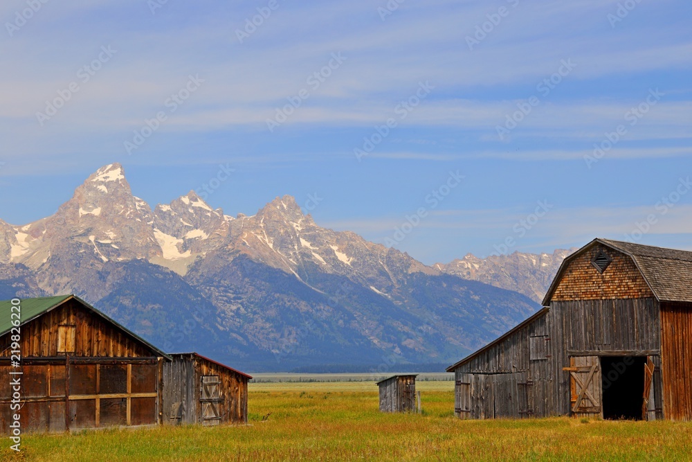 Barn on Mormon Row in Grand Teton National Park, WY