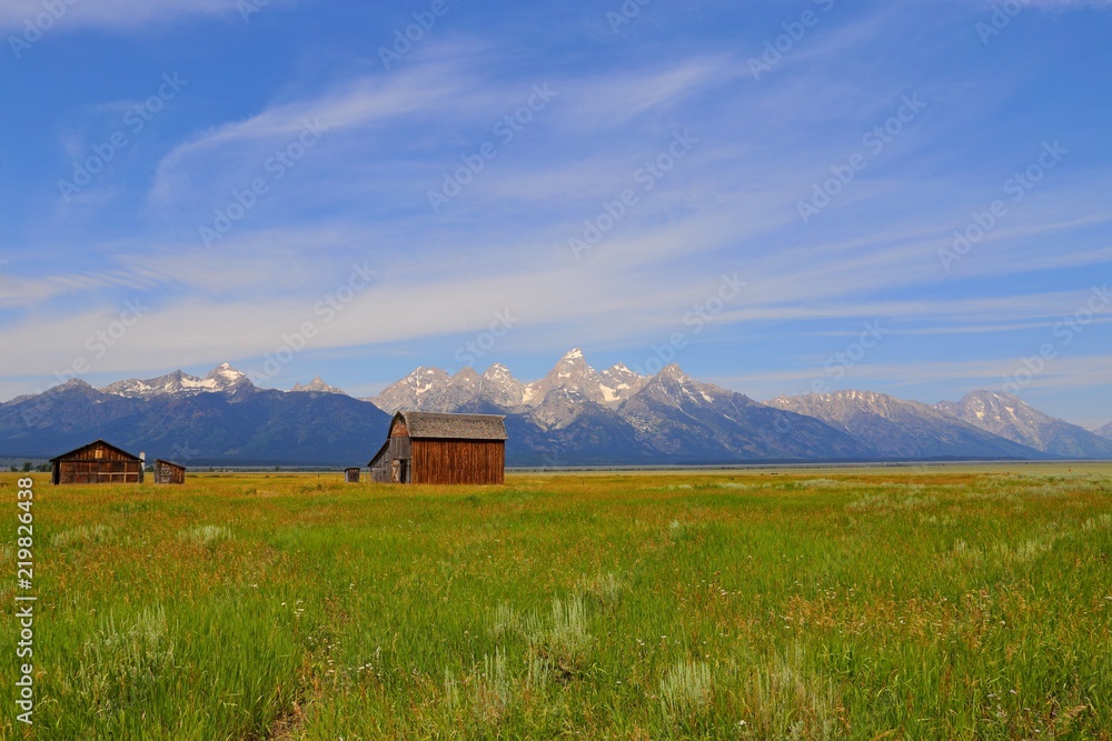 Barn on Mormon Row in Grand Teton National Park, WY