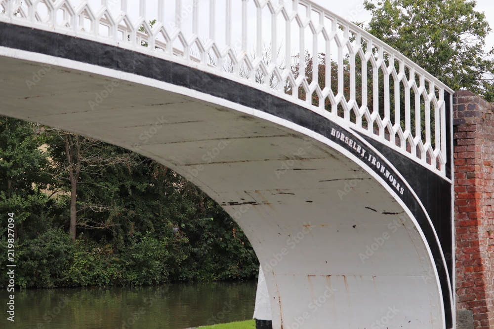 canal bridge over  the oxford canal 