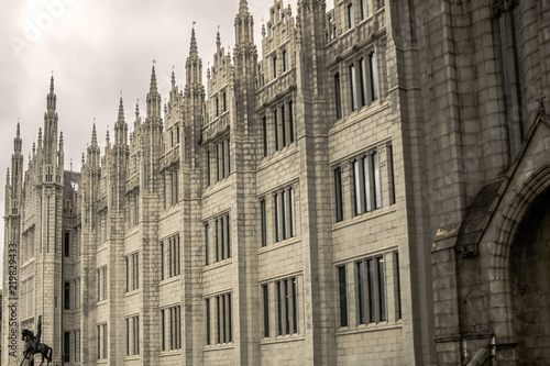 Marischal College buildings in Aberdeen, Scotland, UK. 30th of May 2015 © iweta0077