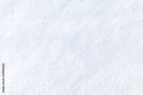 Snow texture. High angle view. White abstract background. Fresh fine snow, like dust. © udovichenko