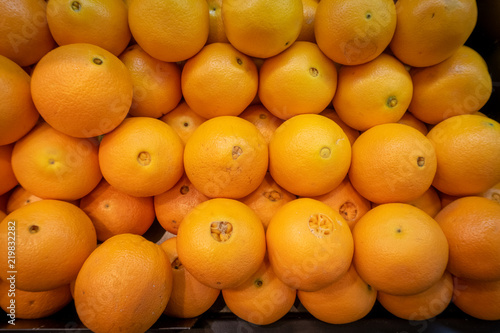 Naranjas en mercado