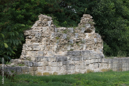 Ruins of the medieval city of the capital city of the First Bulgarian Empire Great Preslav  Veliki Preslav   Bulgaria.