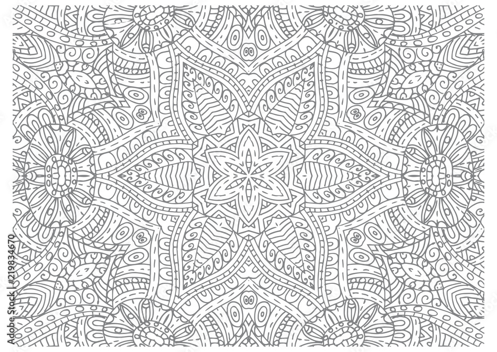 Abstract outline vector pattern Abstract outline vector pattern
