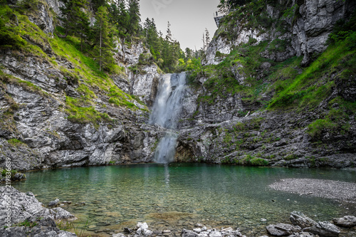 Wasserfall, Stuibenfälle bei Reutte Tirol, Österreich 