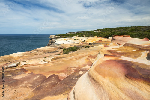 coastwalk at the Royal National Park, Sydney, NSW Australia photo