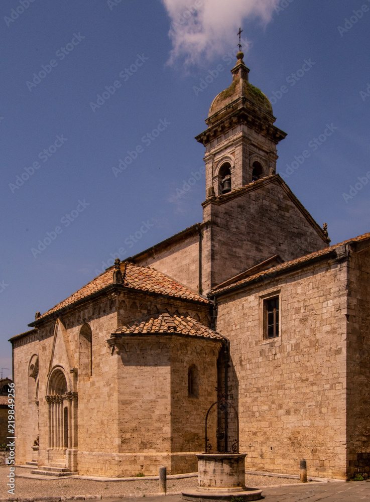 Parish Church of San Quirico D'Orcia Tuscany