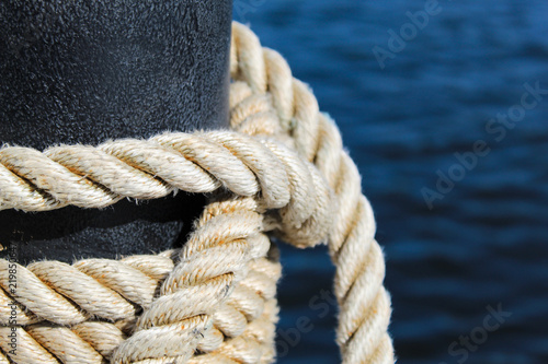 Boot Detail Schiffstau
