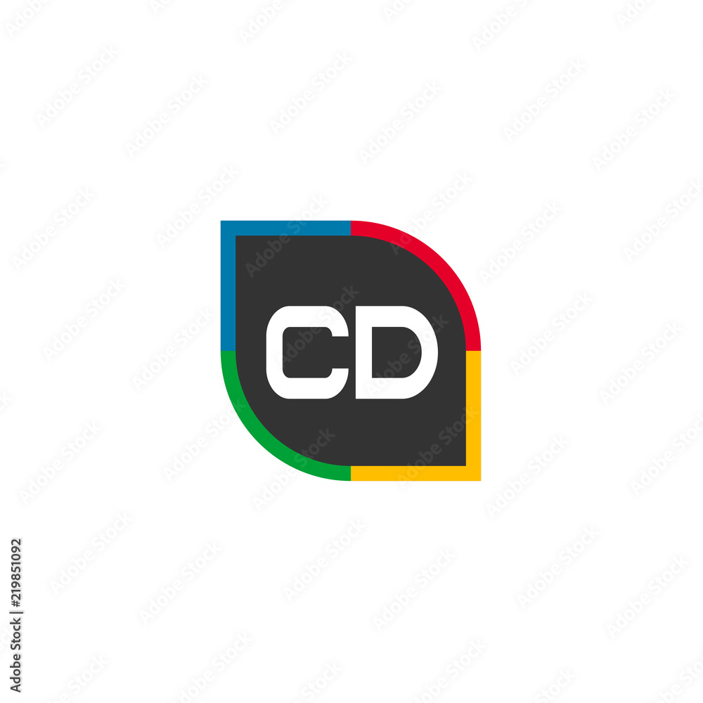 Initial Letter CD Logo Template Design Initial Letter CD Logo Template Design