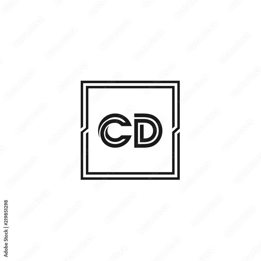 Initial Letter CD Logo Template Design Initial Letter CD Logo Template Design