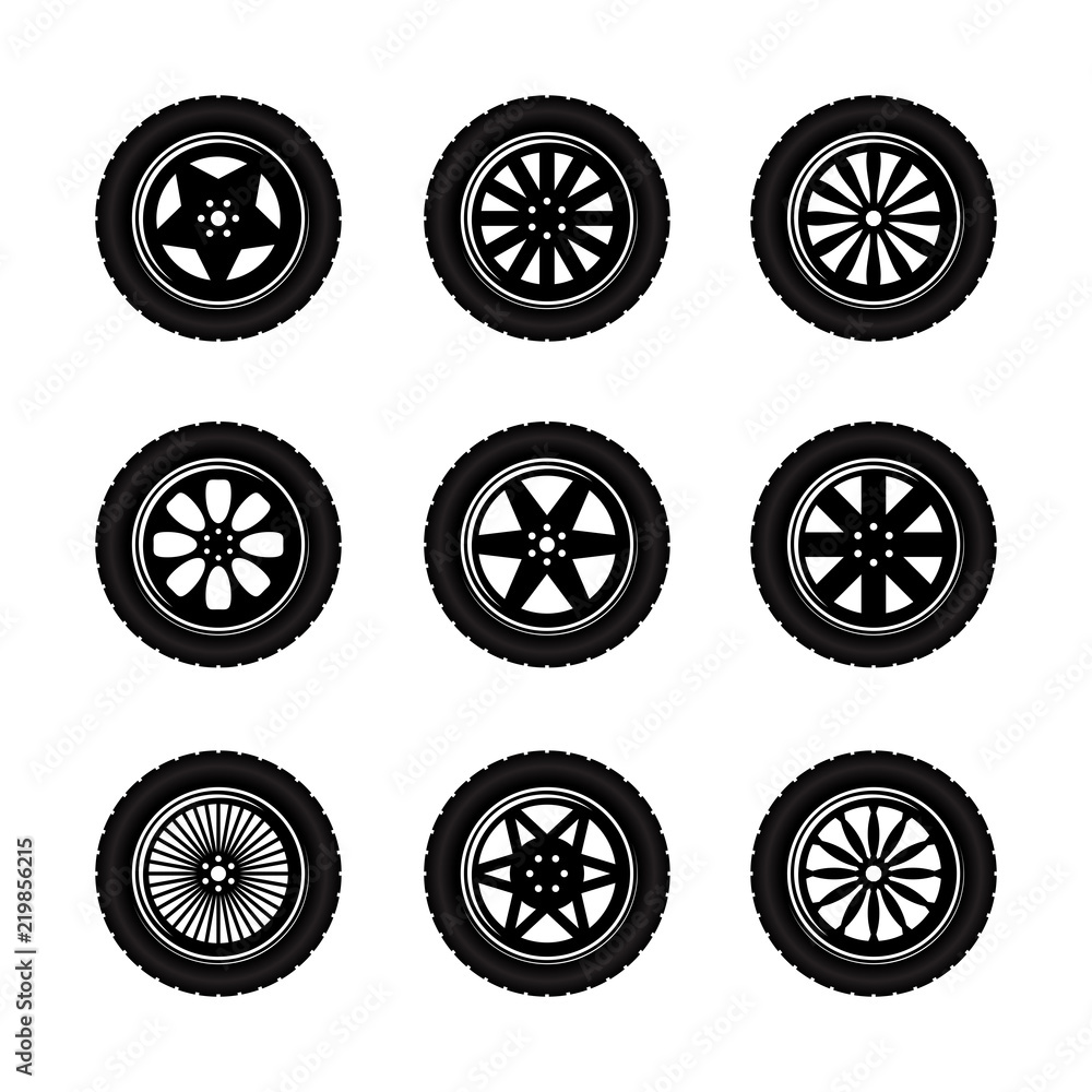 Car wheels set